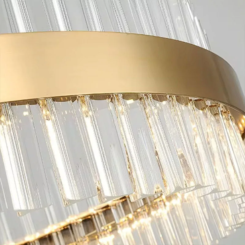 Luminárias de cristal moderno para quarto e sala