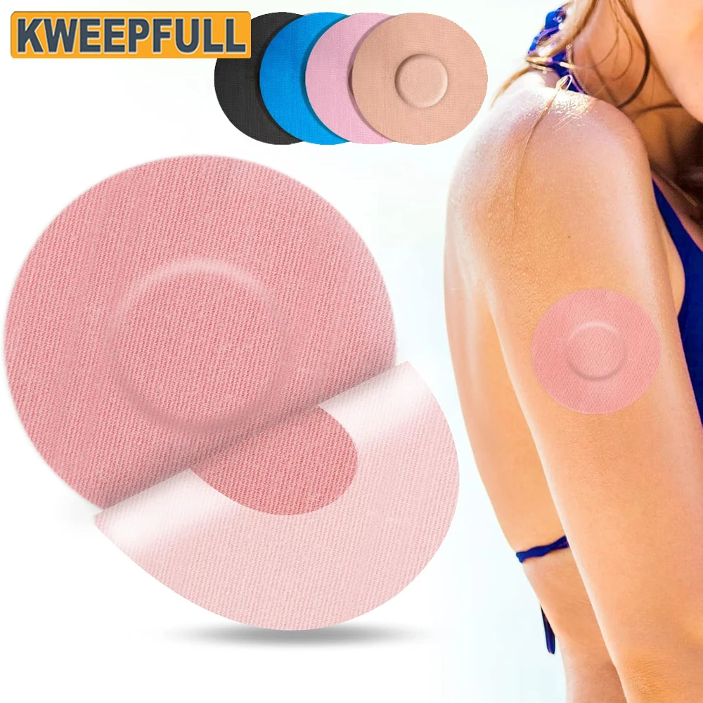 10/20 PackFreestyle Sensor Cover for Libre 2, Waterproof Patches, Hypoallergenic & Latex-Free, 14 Days, No Glue in Center