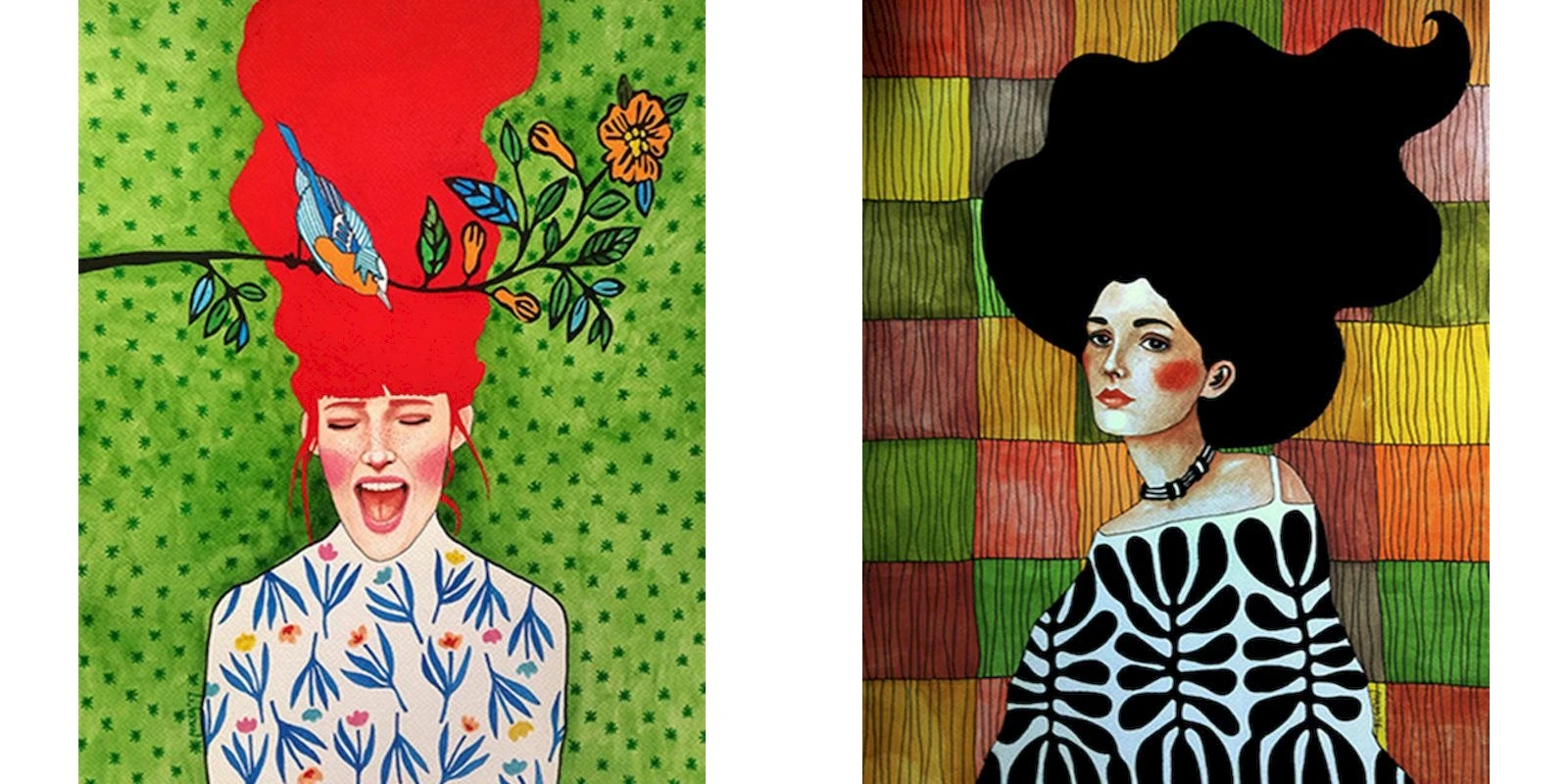 

500/1000/1200/2000PCS Jigsaw Puzzles Mad Woman Abstract Portrait Family Activity Games for Gameroom Bedroom Gift Frameless