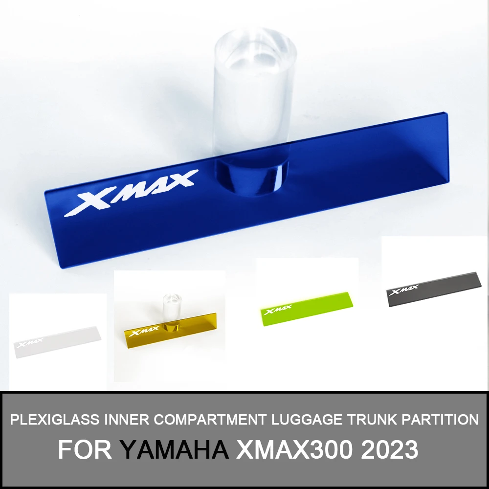 

For Yamaha XMAX300 XMAX 300 2023 2024 Motorcycle Plexiglass inner Compartment luggage Trunk Partition Isolating Plate 5 Colors