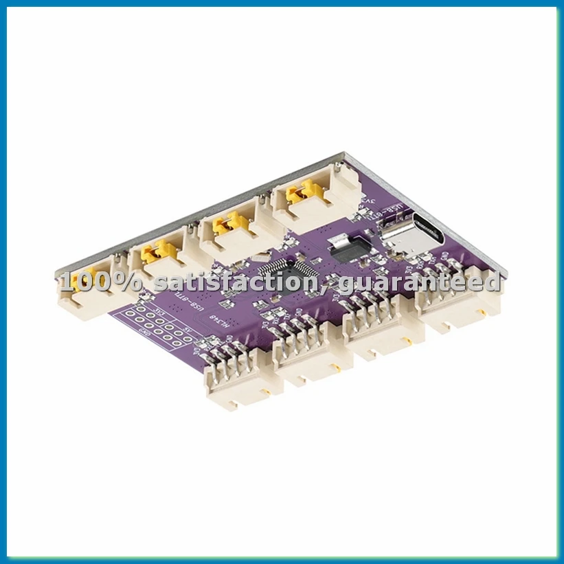 USB to 8 Channels Ways TTL Serial Port USB Type-C Interface 6Mbps High-Speed CH348 Chip Communication Conversion Module-A32R