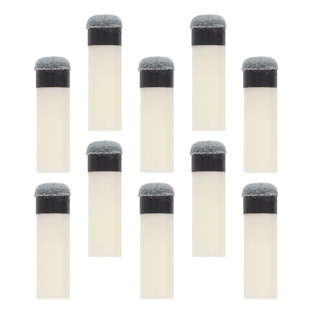 

10 Pcs Billiards Gong Silk Head Maintenance Tools Cues Tips Replacement Pool Supplies Stick Table