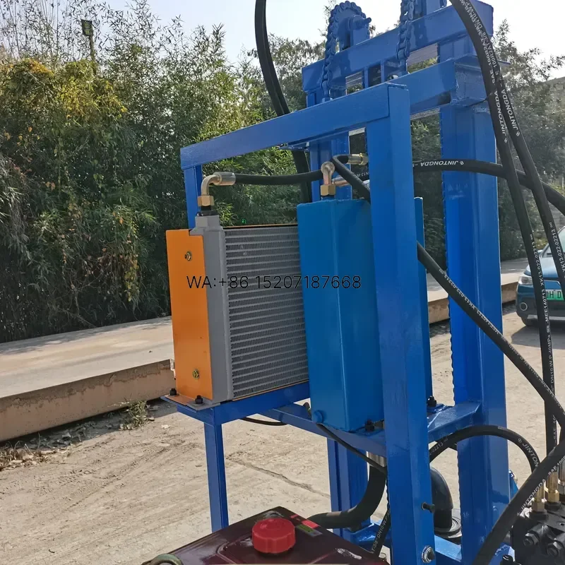 Wmwmnu 35HP 180m Water Well Drilling Rig Wheel Mounted Professional Dual Use Drilling for Water and Oil