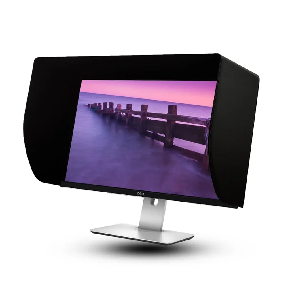 27S 27 inch Ultra-Slim Frame LCD LED Video Monitor Hood Sunshade Sunhood for Dell  Viewsonic Philips Samsung LG EIZO