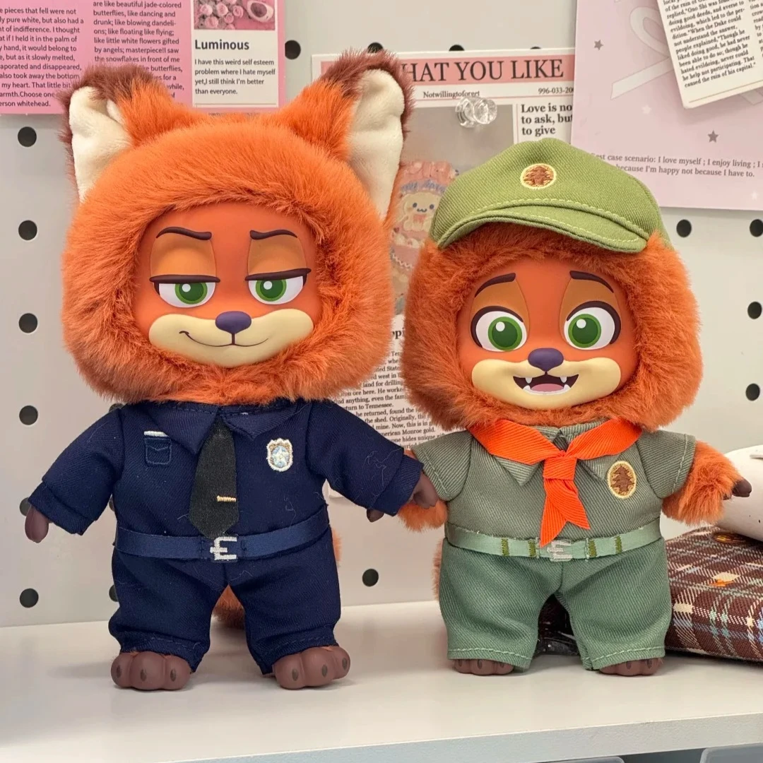 

Toptoy Zootopia Growth Journey Series Blind Box Vinyl Doll Plush Cute Nick Judy Action Figure Anime Kawaii Collection Model Toys