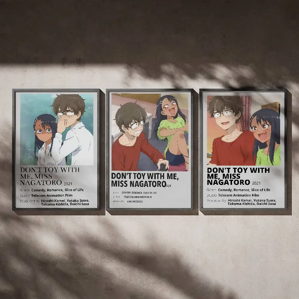 

Don't Toy With Me Miss Nagatoro Poster Posters,waterproof Paper Stickers,coffee Shops,bar Living Rooms
