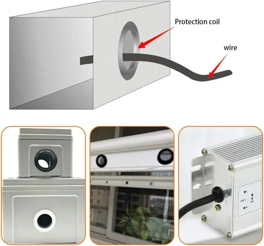 Kit surtido de ojales de goma, junta de Cable de cableado, juego de ojales de conductor eléctrico para tapones de cables, arandelas de juntas tóricas, 260/180 Uds.