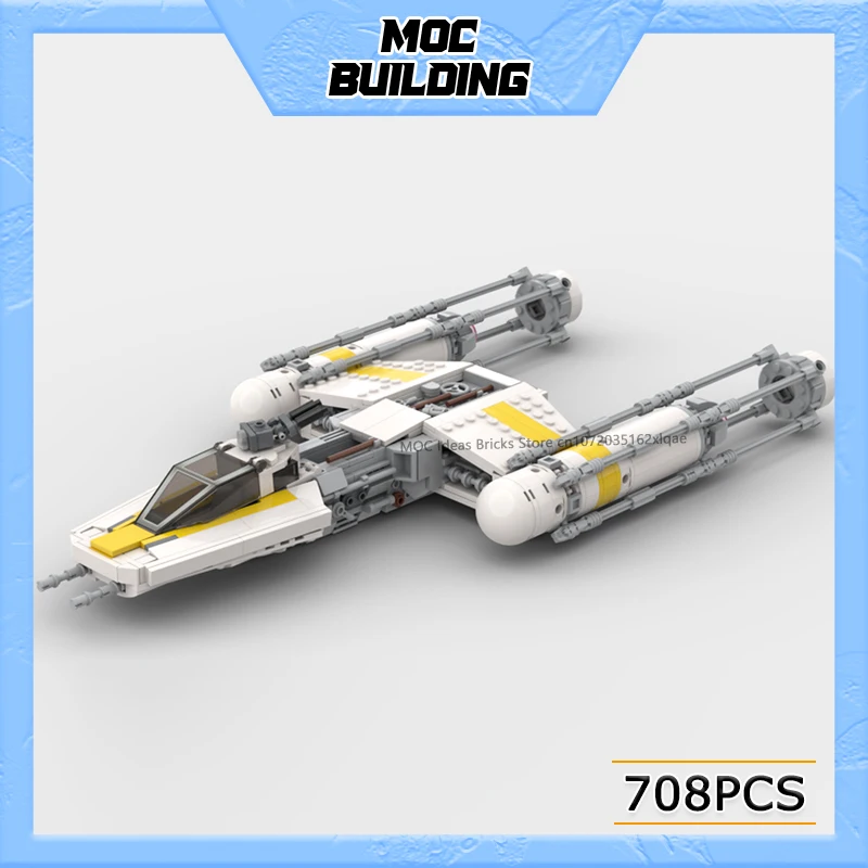 

﻿MOC Building Blocks Space Movie Series Starfighter Dropship Model DIY Assemble Bricks Creative Toys Collection Display Gifts
