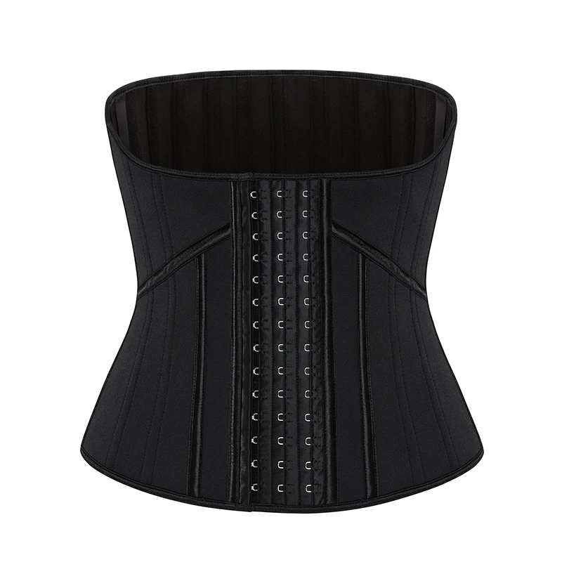 

Women's 21 Robs Waist Trimmer Belt 14 Hook Clip Underbust Body Shapewear Sweat Sauna Corset For Weight Loss