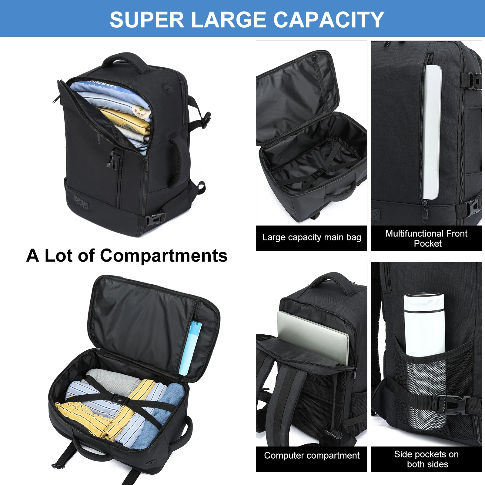 big backpacks with laptop compartment YOREPEK Large Backpack for Women, Heavy Duty Travel Backpack Stay organized with the JanSport Big Student backpack Laptop Bag Backpacks With Big