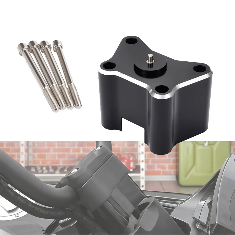 

Motorcycle 2" Handlebar Riser Adjustable Riser Extension Support Heighten For Can AM Spyder F3/F3S/F3T/F3 Limited And 2020+ RT