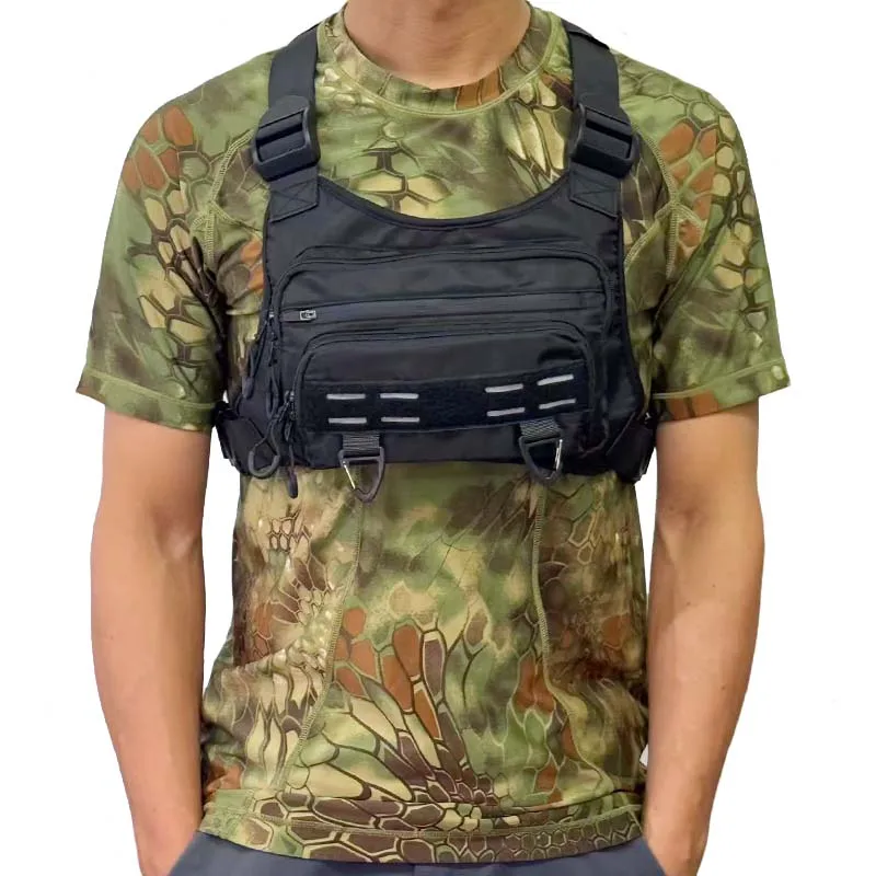 Bolsa de pecho táctica unisex ligera para correr y deporte exterior - imagen 3