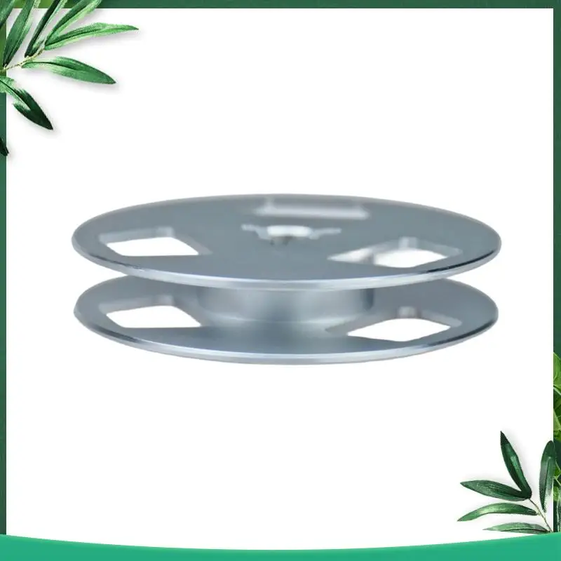 (NEW) 1/4 2.5 Inch Takeup Reel,Open Reel Audios Metal Takeup Reel,3 Holes Wind Resistance Hole 2.5 Inch Empty Tape Reel