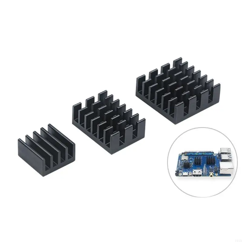 Cooling Heat Sink Aluminum Heatsink Cooling Radiator For 3B Development Board Passive Cooling Module Accessories