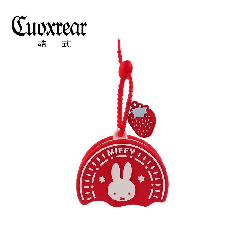 New Cartoon Miffy Rabbit Coin Purse Kawaii Boris Bluetooth Earphone Storage Bag Backpack Pendant Children's Holiday Gift