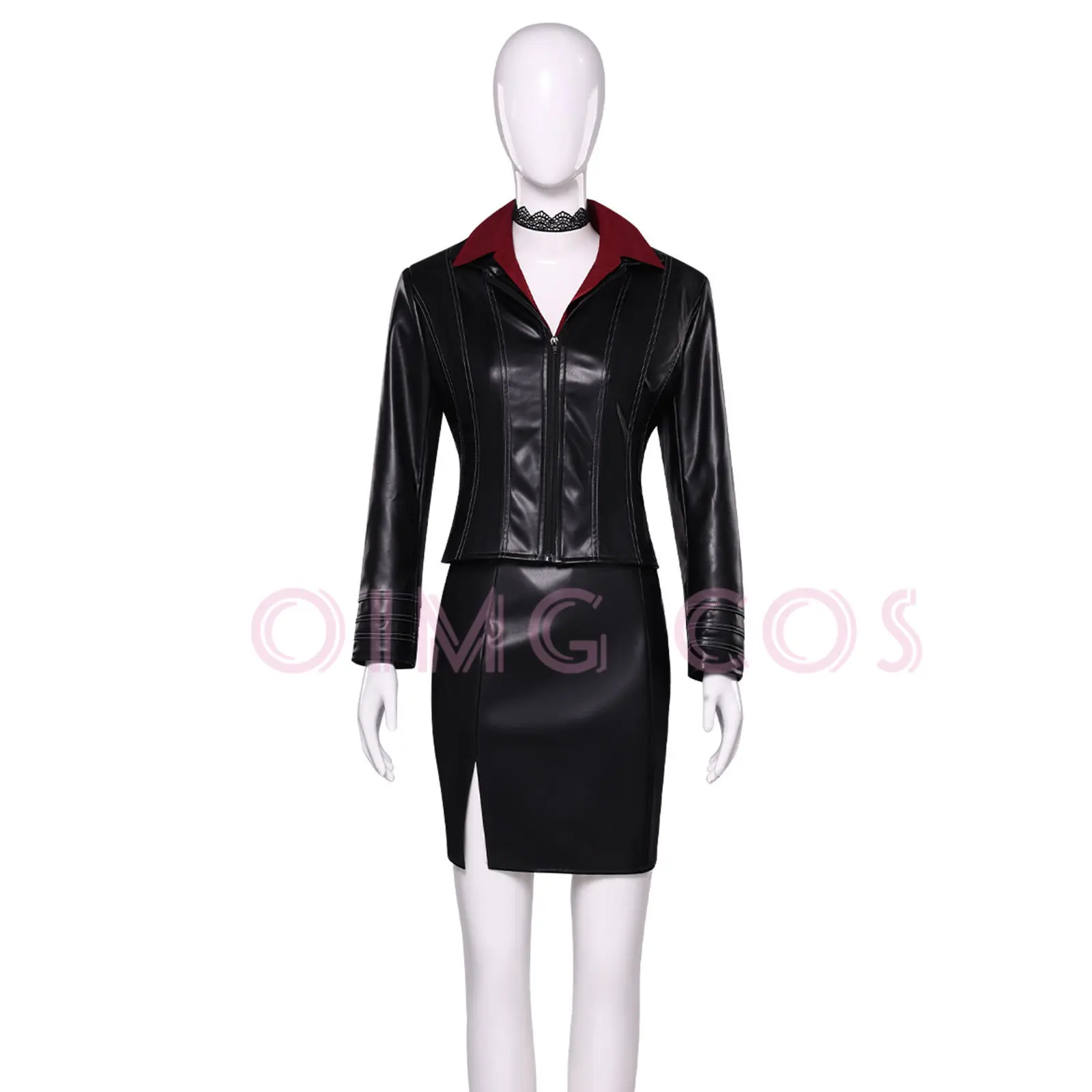 Game Resident Evil Ada Wong Leather Jacket Cosplay Costume Full Set Spy Outfit For Comic Con Halloween Cos Events view 3