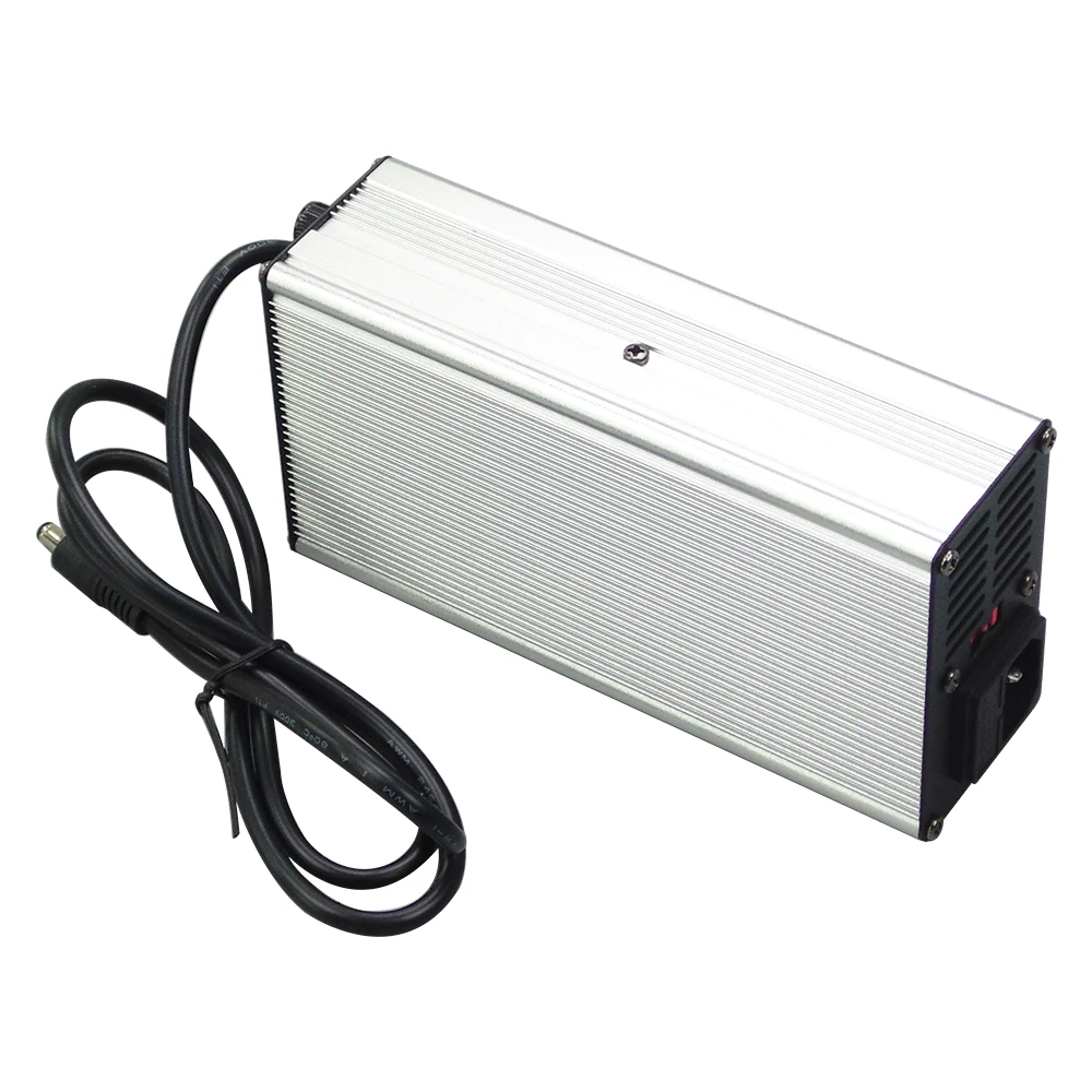 

Зарядное устройство для электровелосипедов 42В 54.6В 58.8В 67.2В, для литиевых аккумуляторов 36В 48В 52В 60В электровелосипедов.