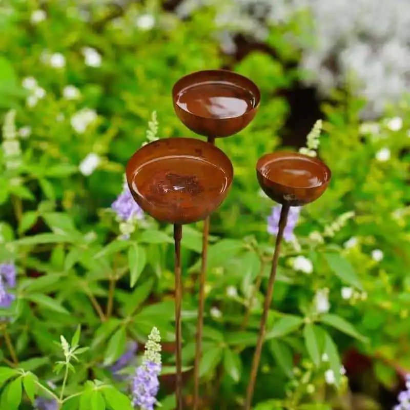 New Garden Rust-Proof Rainwater Collection Decoration Outdoor Three-In-One Rainwater Container With Built-In Stand