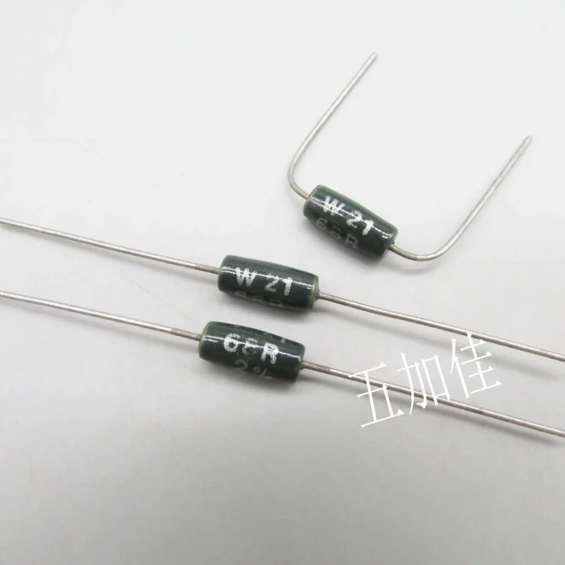 10-100pcs imported from the UK W21 3W 68R 68 Euro 2% small volume high-power enamel wire wound resistor