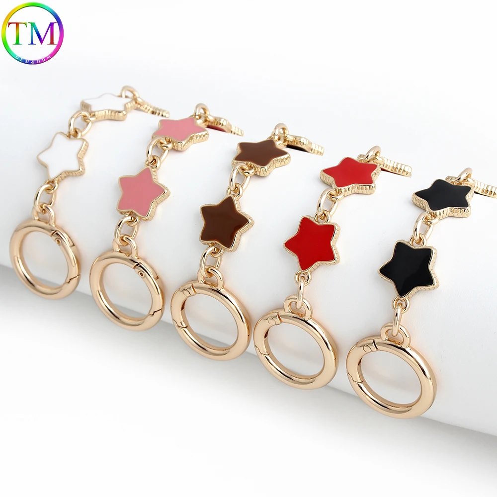 Cherry/Star Metal Bag Extension Chain For DIY Making Decor Detachable Replacement Necklace Handbags Festival Gifts Accessories