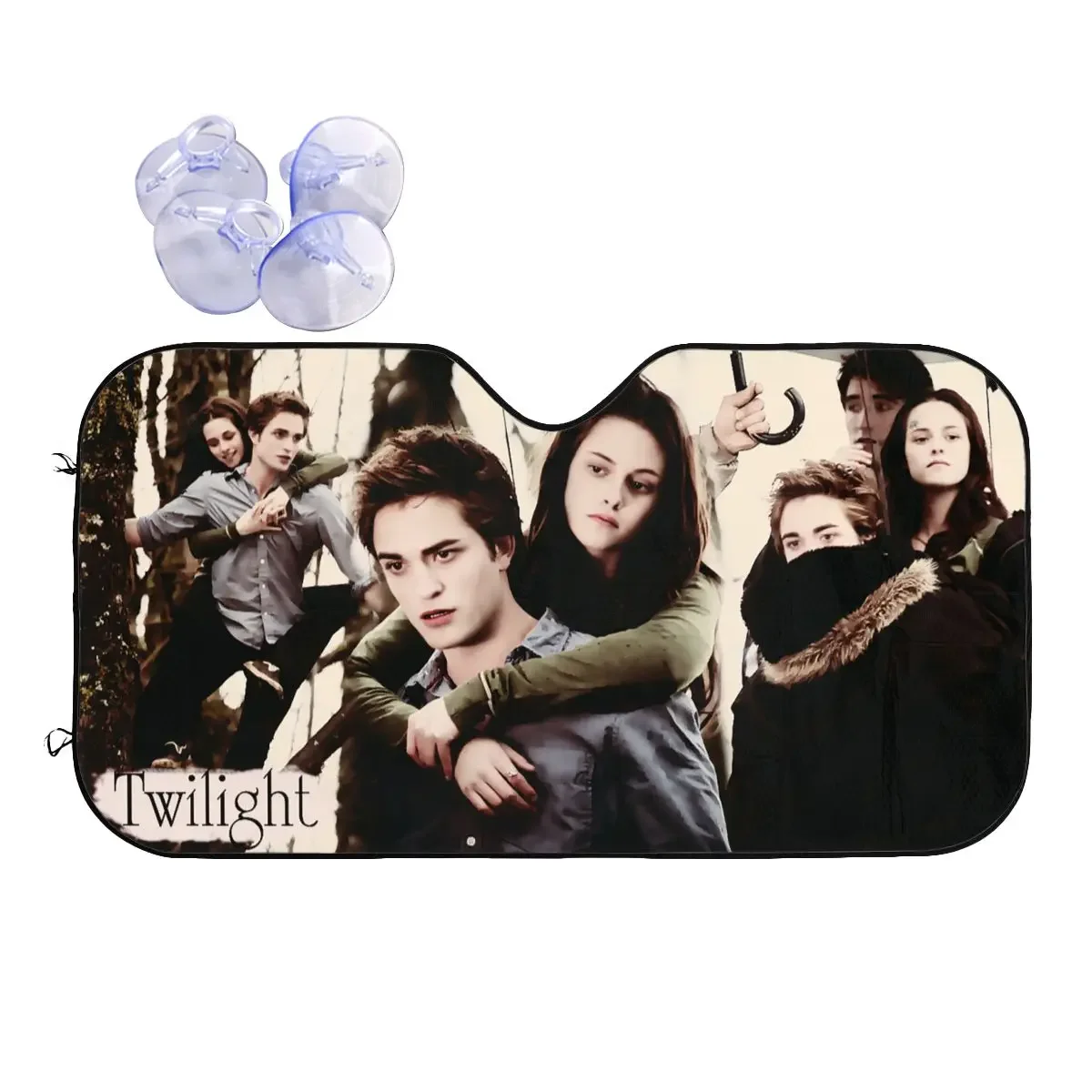 The Twilight Saga Vintage Vintage Windshield Sunshade 76x140cm Edward Bella Foils Car Window Windscreen Cover Solar Protect