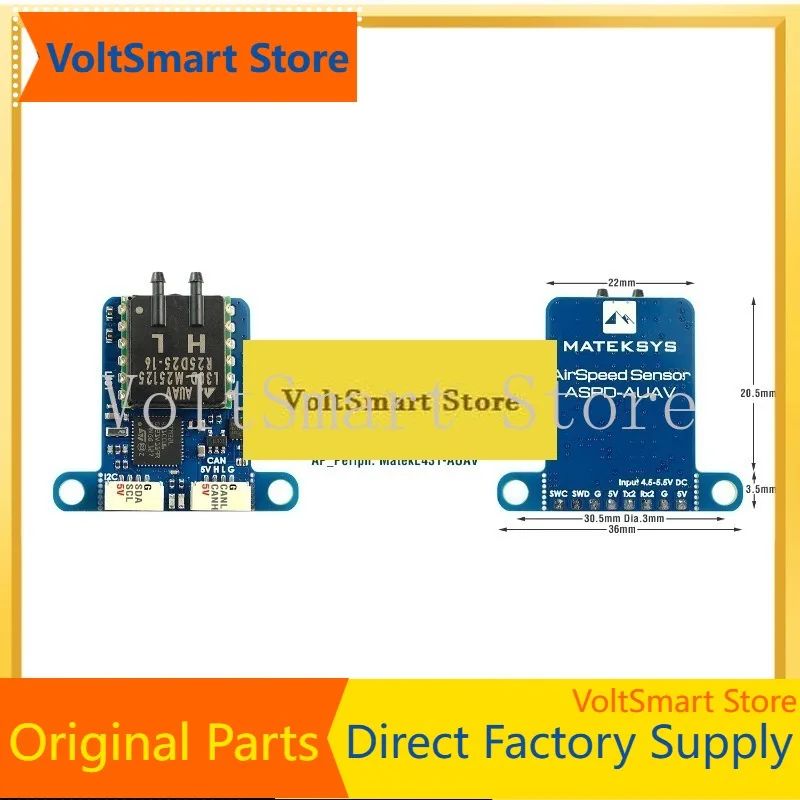 VoltSMATEK Mateksys Digital AirSpeed Sensor ASPD-AUAV