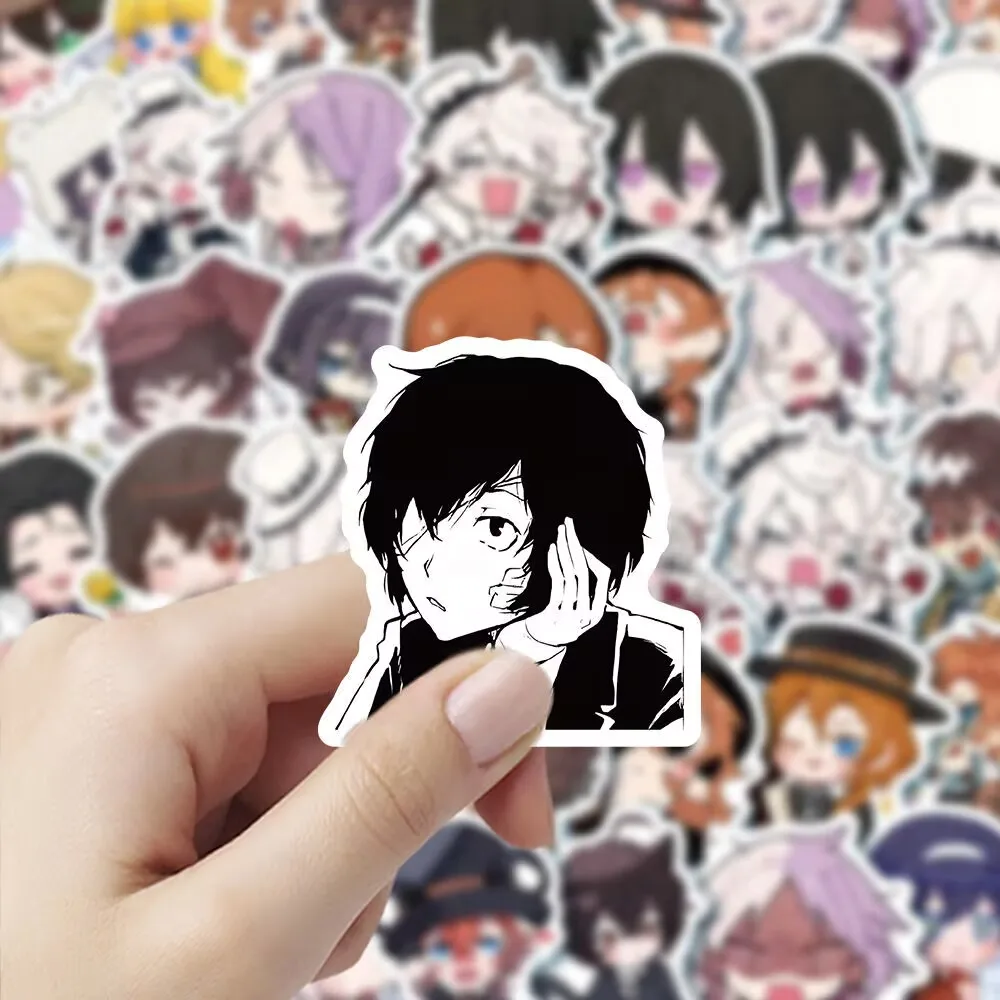 206 "Bungo Stray Dogs" Q-version sticker cartoon cute character peripheral diary decoration desktop stickers