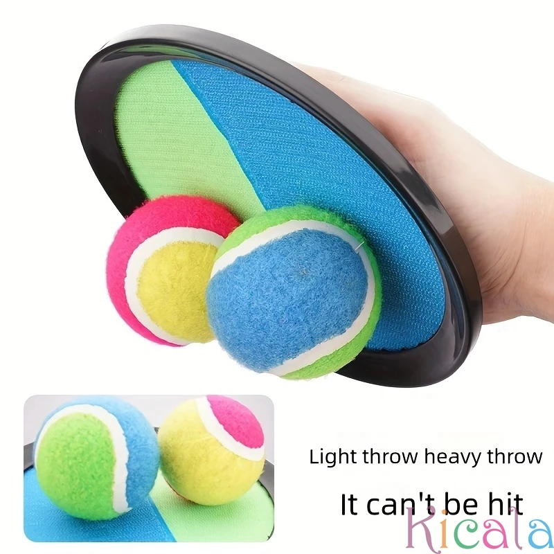 Ensembles de raquettes collantes pour enfants, balle d'interaction en plein air, jeu Parent-enfant, balle à lancer, jouets de Sport, Dodgeballs