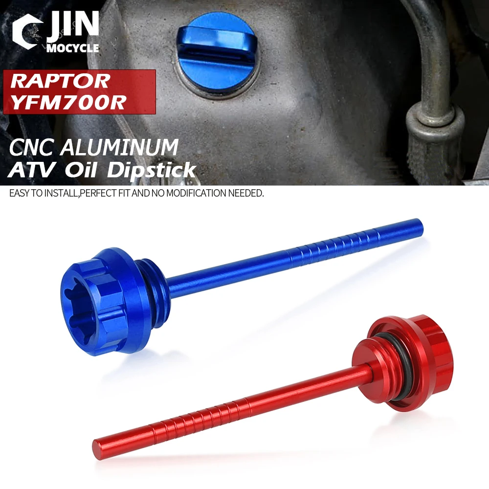 

New FOR YAMAHA Raptor 700 700R 660R YFM700RW 660R YFZ450 YFZ 450 YFM700RW YFM700RSL 700RSE Aluminum ATV Oil Dipstick Accessories