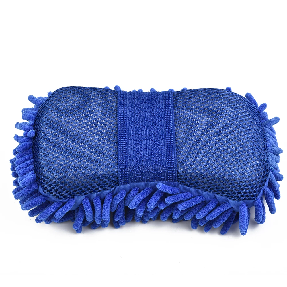 Car Wash Microfiber Chenille Car Wash Sponge Care Washing Brush Pad Washing Towel Auto Gloves Styling Accessories Gadget