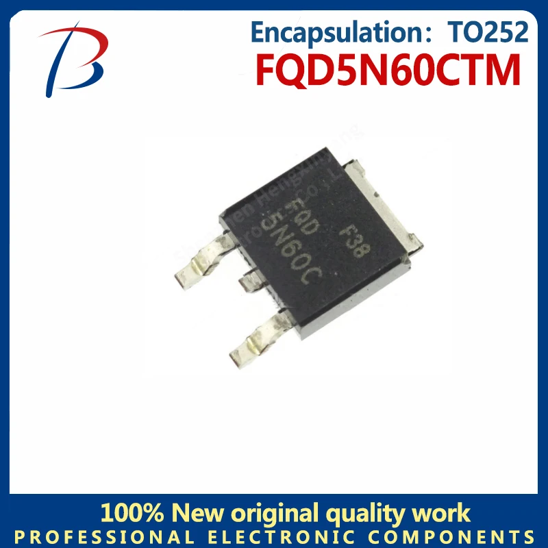 10PCS    FQD5N60CTM 2.8A 600V package TO-252N channel FET FQD5N60C