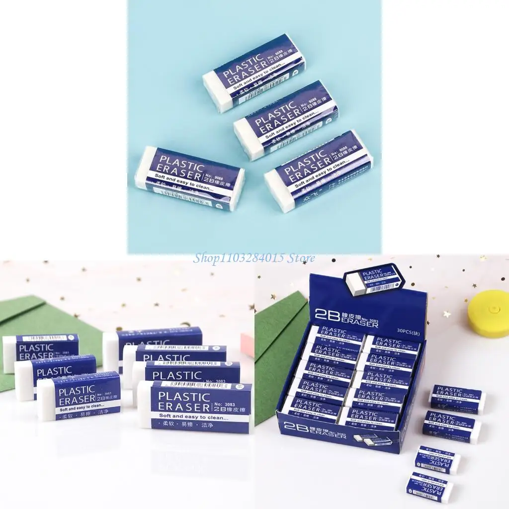 R6ff 10 PCS Белые ластики просто