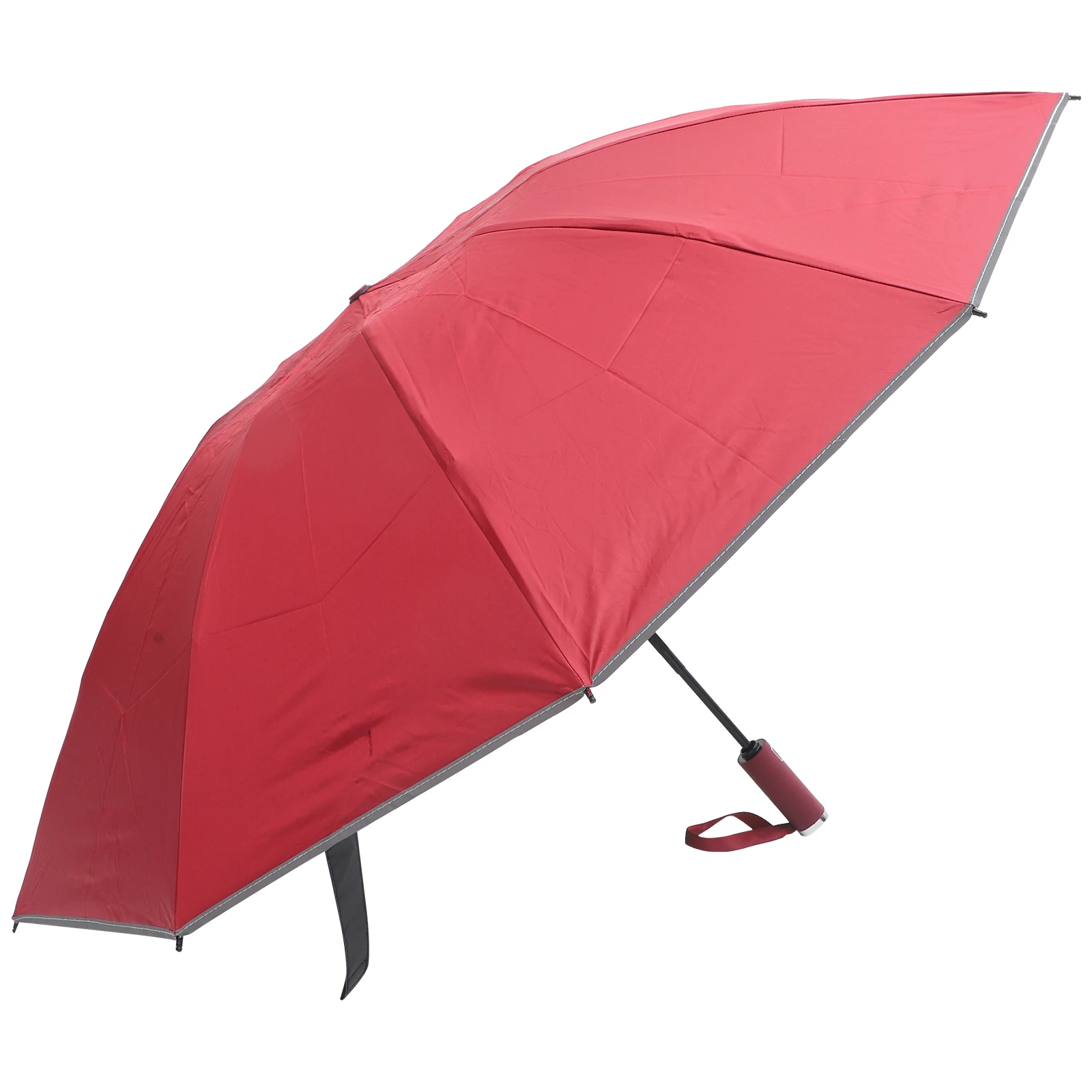 

10 rib Reverse Folding Umbrella Black 10 Bone UV Protection Small Portable Travel Sun Rain Lightweight Compact Store