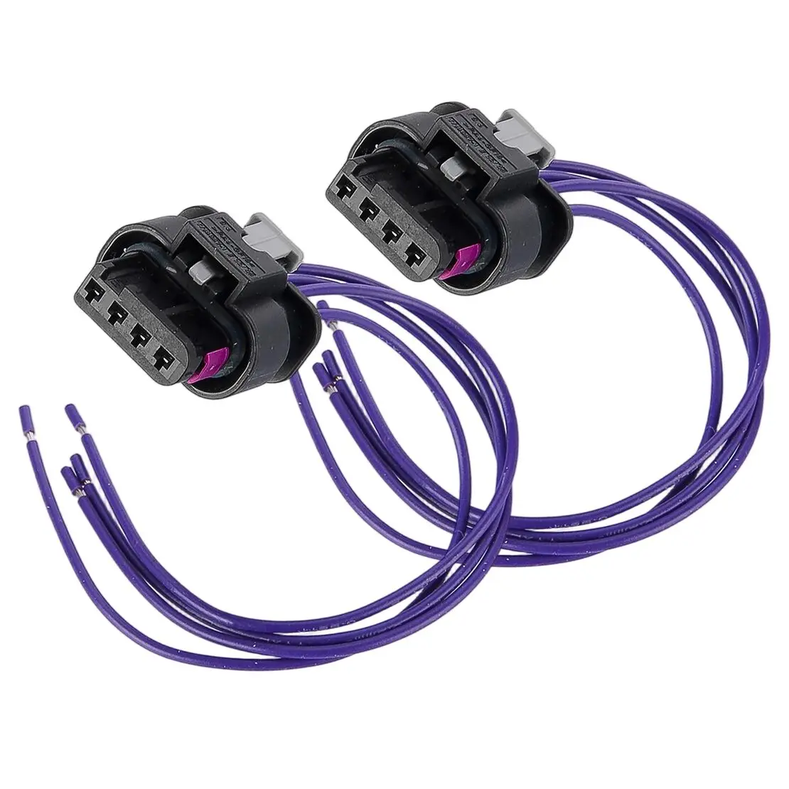 4 Way 2Pcs MAP Sensor Connector Adapter Harness Cable Wire Wiring Plug Pigtail Fit for Mercedes BMW
