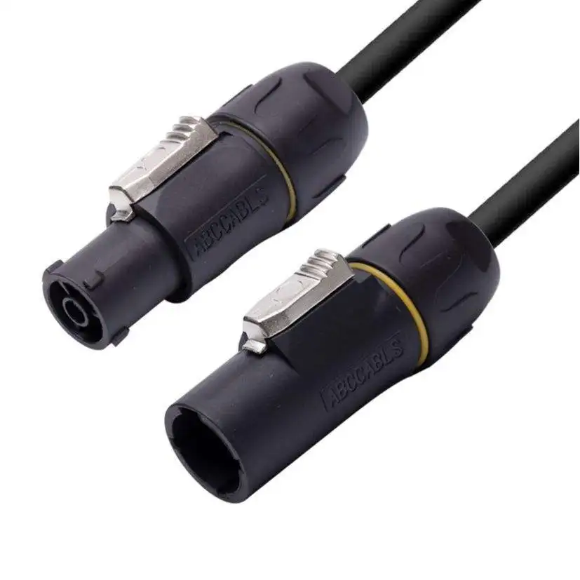 ABCCABLS High Quality IP65 Waterproof PowerCON Lockable Adapter PVC Computer Professional Audio Video Lighting Stage Cable
