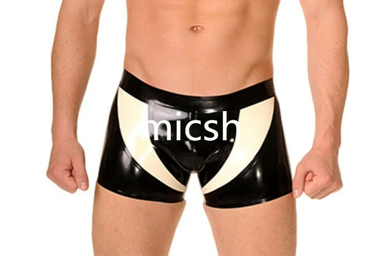 

handmade Hot Sale Latex Boxer Shorts Rubber Unterhosen Gummi Tight Pants Short