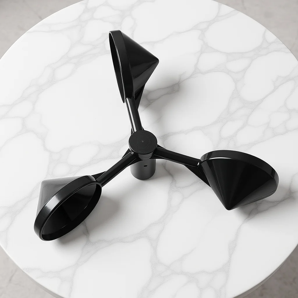 

Anemometer Wind-Speed Sensor 3-Cup Design for Accurate Wind Measurement Air Flow Meter Outdoor Weather Monitoring