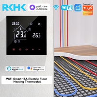 RKHK Tuya WiFi Smart Home Thermostat Water/Electric Floor Heating Floor Temperature Controller Suitable for Alexa Google Alice