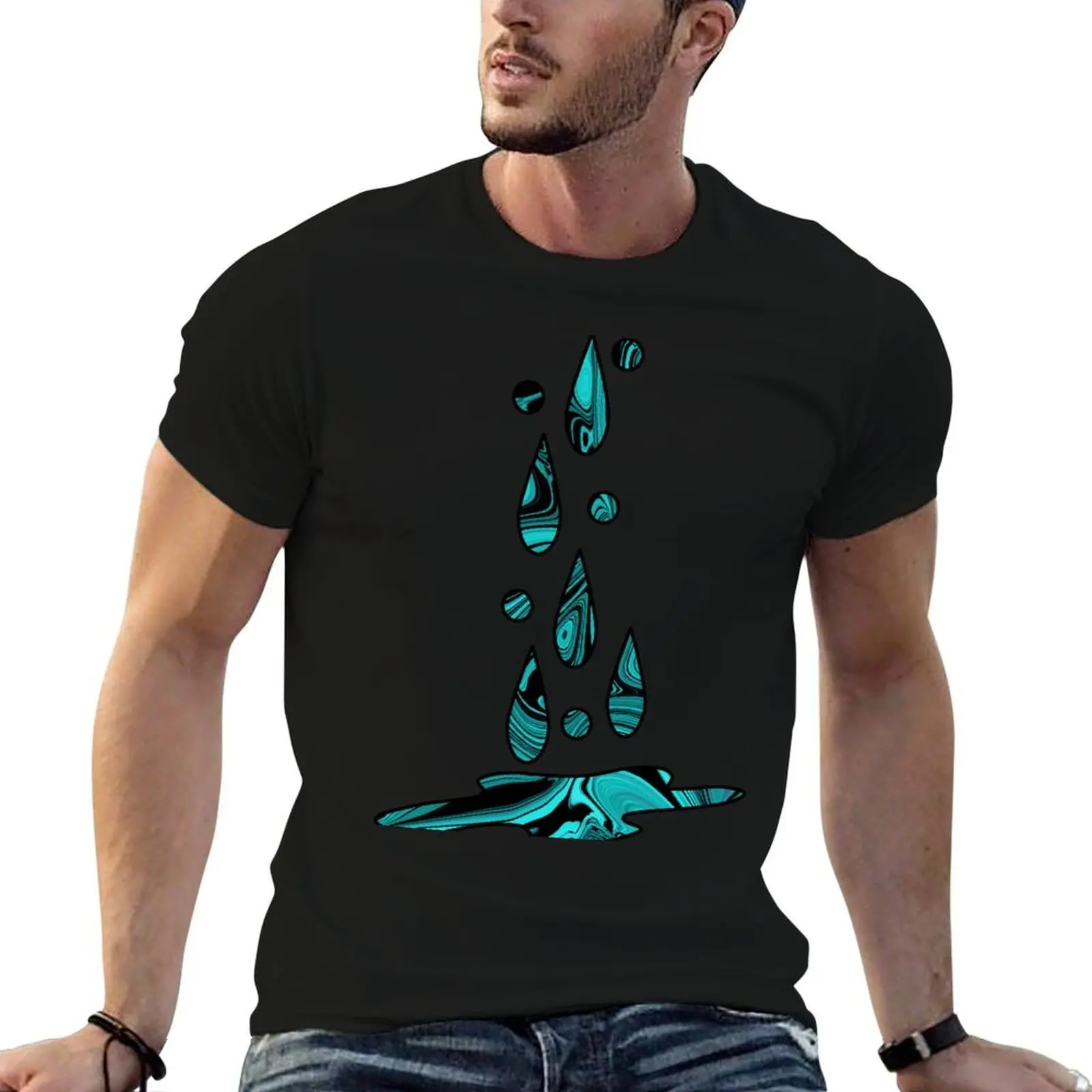 

Aqua Glass Retro T-Shirt t shirts for man graphic vintage man t shirts for men T-Shirt