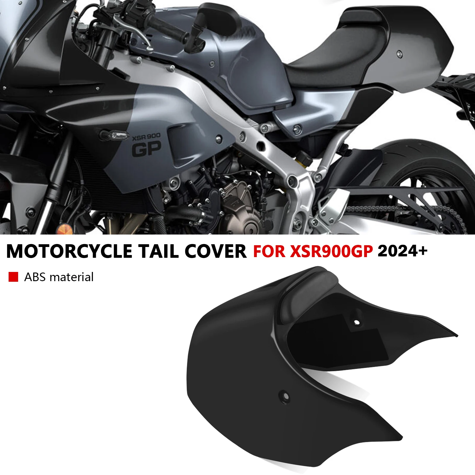 

For Motorcycle Passenger Pillion Rear Seat Cover Fairing Hump Spoiler Seat Cowl XSR900 GP 2025 XSR900GP 2024