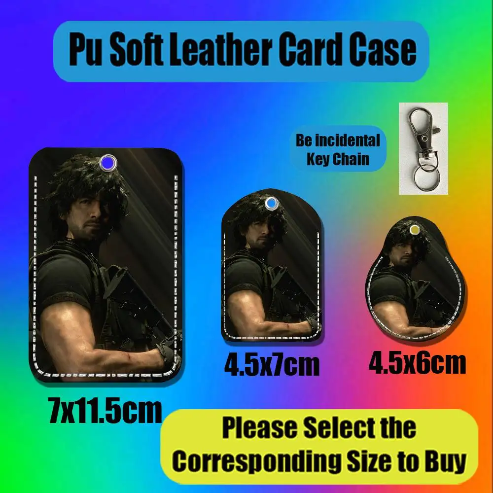 For Resident Evil Carlos Oliveira For Air Tag Case Card Holder Keychain ID Badge Credit Bank Access For AirTag Case Shell