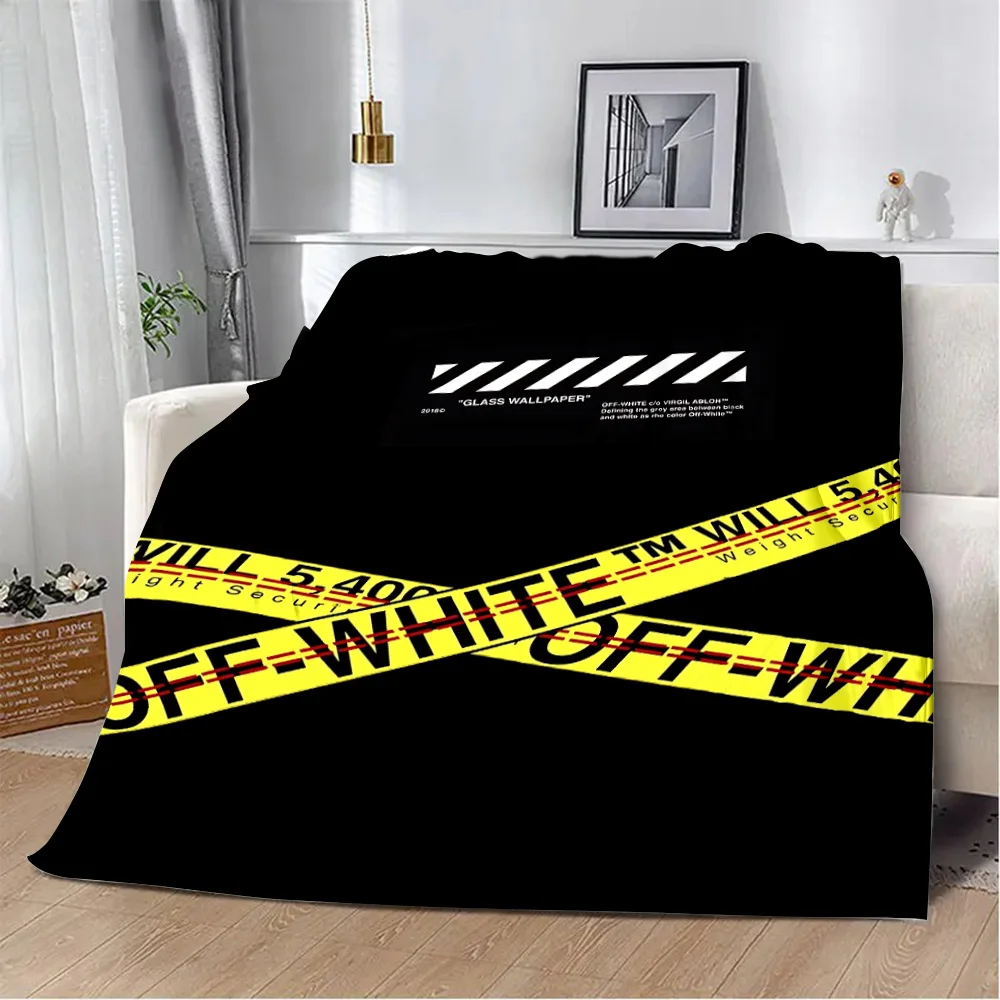 Luxury Fashion Brand O-Off-WhiteS Printed Blanket  Picnic Blankets Warm Blanket Soft and Comfortable Home Travel Birthday Gift