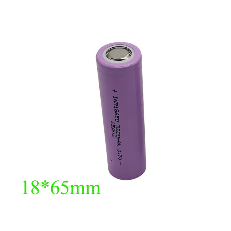 2PCS Replacement battery New 18650 3200mAh 3.7v rechargeable lithium battery power tool flashlight