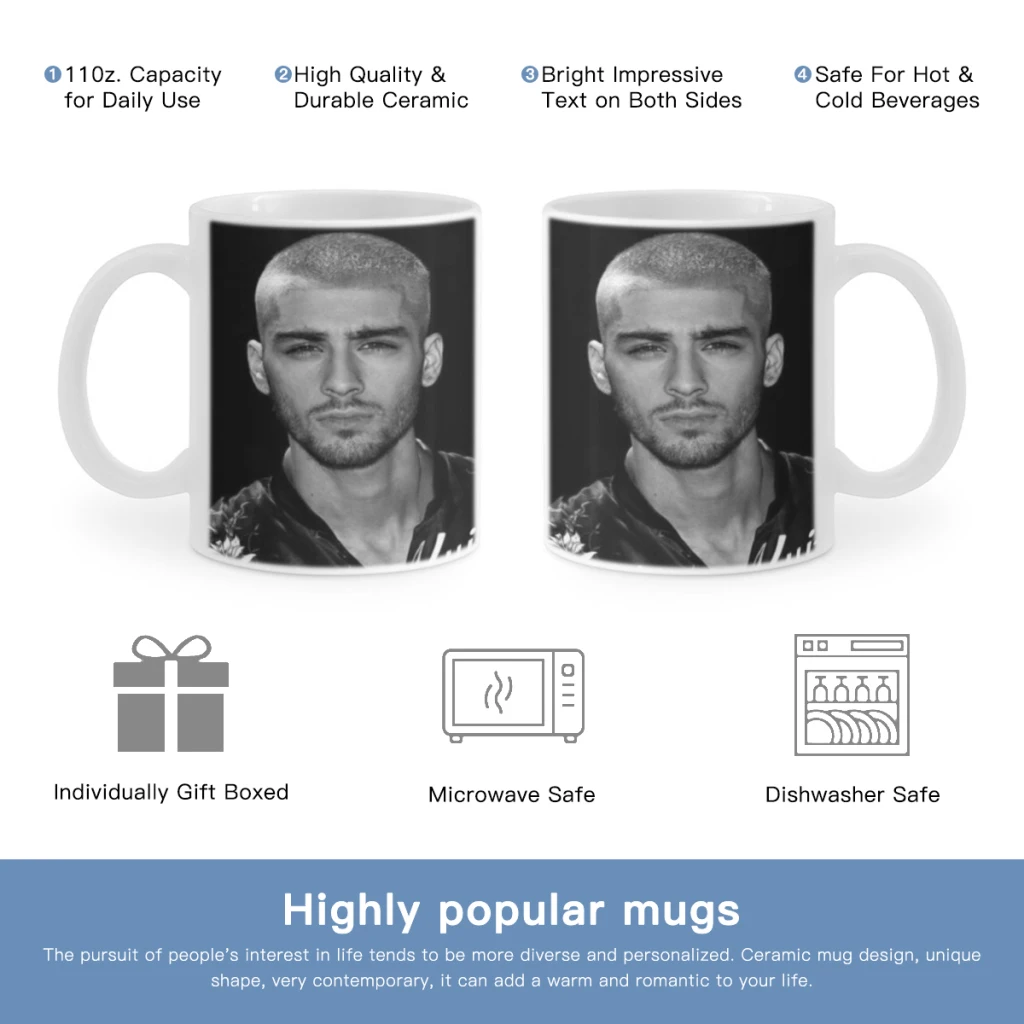 Singer Z-Zayn M-Malik Free shipping Coffee Mug Custom Tea Cup Black Milk Beer Mugs Lovers Friends Gifts