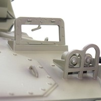 1/16 Tongde M24 Chaffee RC Tank Light Electric 320° Infrared Barrel Recoil Infantry Fighting Vehicle Model Toys for Boys Gift