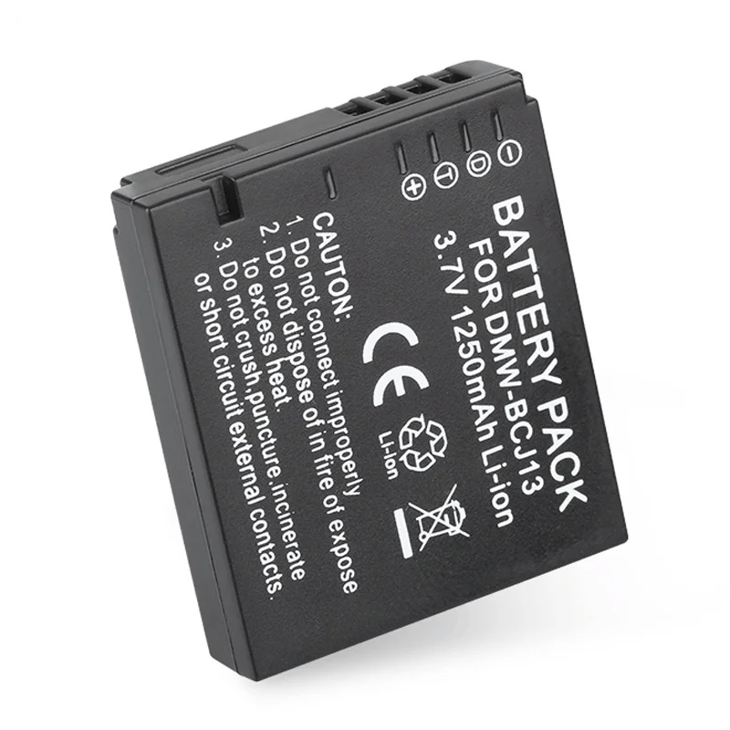 3,7 V 1250mAh DMW-BCJ13E BCJ13 batería de cámara para Panasonic DMC-LX5 DMC-LX7 DMC-LX5GK DMC-LX7GK cargador de batería USB DMW-BCJ13PP