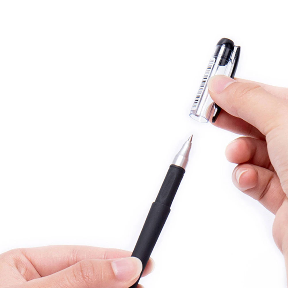 

20pcs Black Pens 0.5mm Fine Tip Student Examination Writing Writing Gel Pen School Supplies Examination Gel Pen Signature