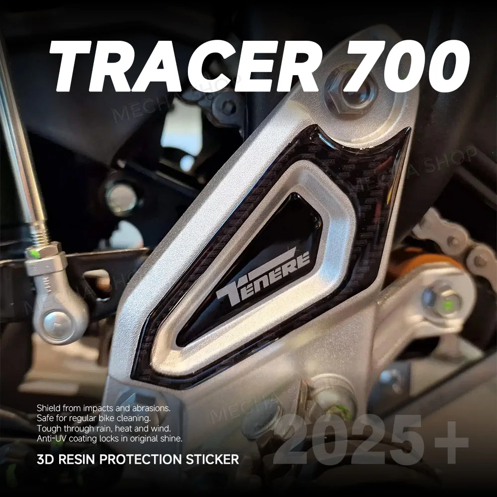 For T700 Tenere 700 2025-2026 3D Epoxy Decal Waterproof Accessories Heel Protector Sticker Kit