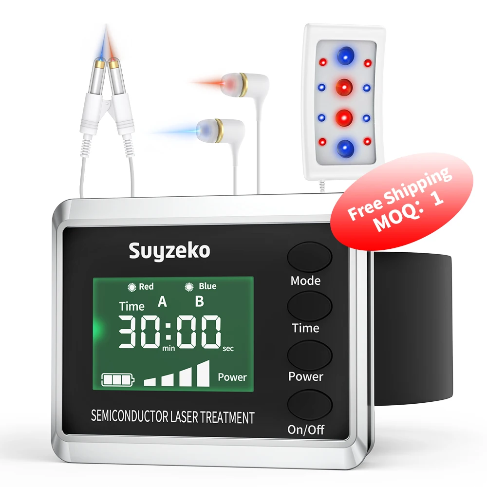 

Suyzeko Laser Watch Therapy 650nm Diabetic Watch Semiconductor Laser Treatment for High Blood Pressure Congested Nose Rhinitis