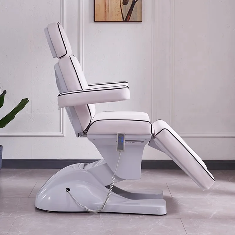 Electric beauty bed, special body massage embroidery bed for beauty salons, folding micro-plastic injection bed, automatic